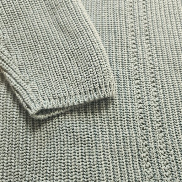 NEW Coldwater Creek Shaker Detail Button Cardigan Women's SZ X-Large Sea Foam - Picture 10 of 14